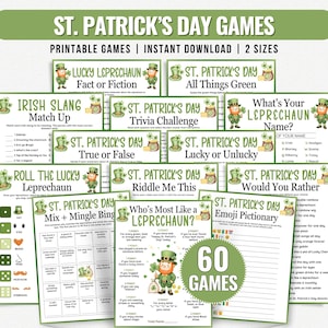 Giochi per il giorno di San Patrizio: 60 divertentissime attività per feste e rompighiaccio (download digitale)