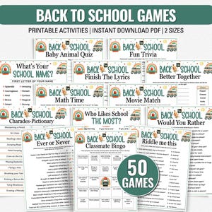 Paquete de juegos para la vuelta al cole: actividades para romper el hielo y para el aula (descarga en PDF)