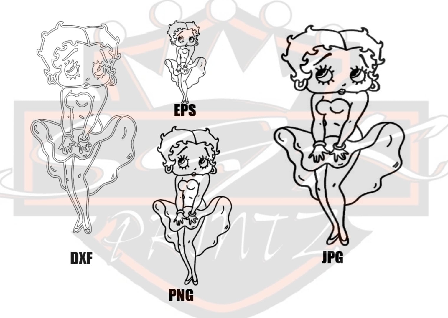 Betty boop eps - Etsy 日本