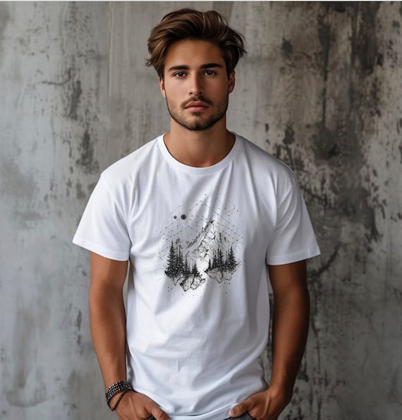 Awesome Geometric Outdoor Mountain T-Shirt Awesome Geometric Outdoor Mountain T-Shirt