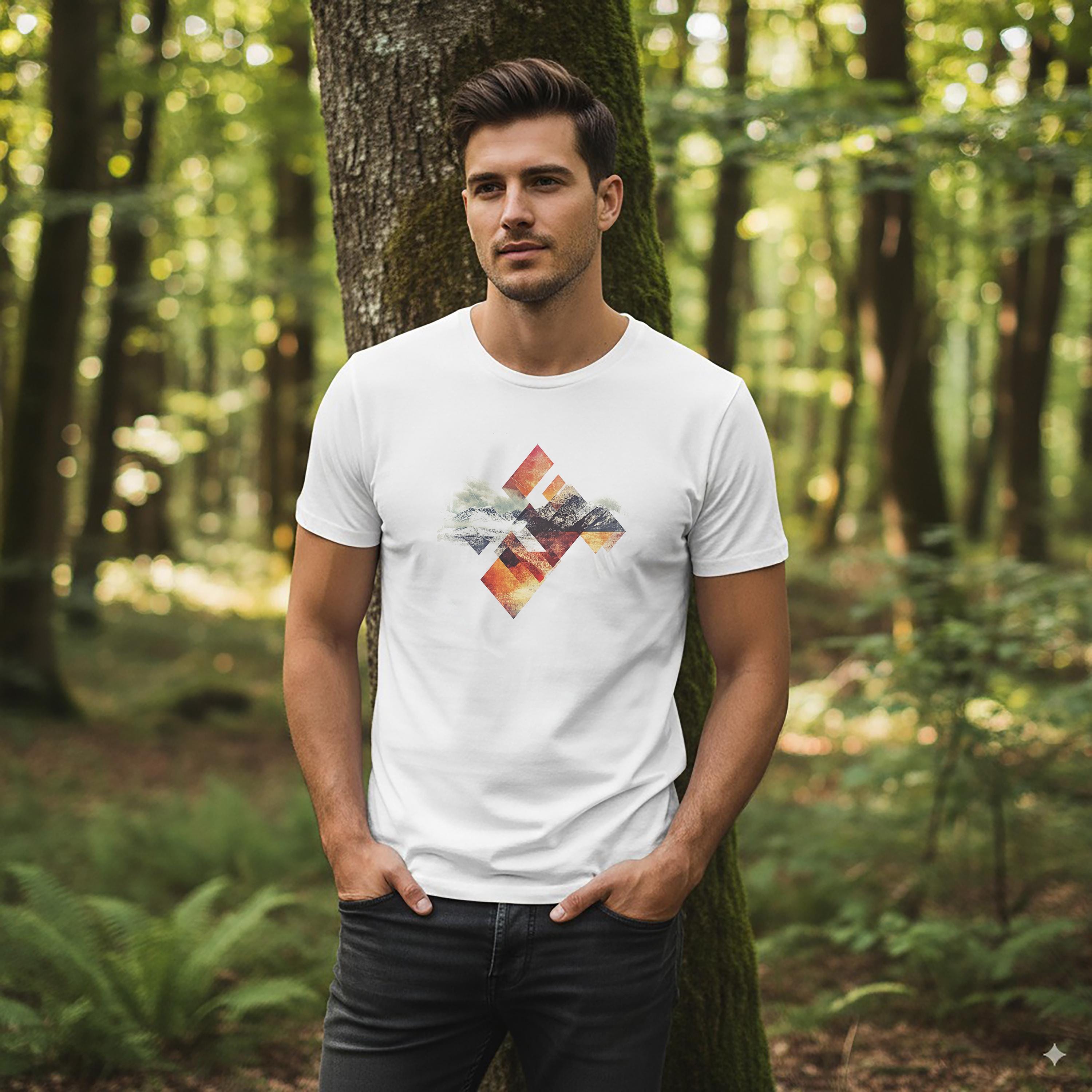 Mountain Logo T Shirt Mens - Etsy