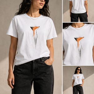 Women's T-Shirt Fox - 100% Organic Cotton - Outdoor - Gift for Her image 8