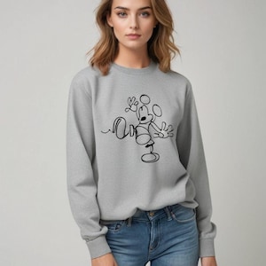 Sudadera unisex Mickey Mouse - suéter para hombre y mujer - suéter unisex mickey mouse