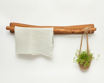 Towel holder wild wood, wall holder for towel or clothes, TO ORDER!