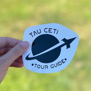 Tau Ceti, Astrophage decal, project Hail Mary, book lover gift, car decal, novel, the martian