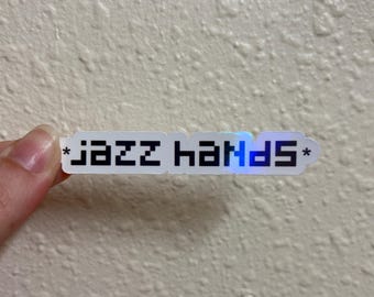 Jazz hands Sticker: Project Hail Mary, Book Lover Gift