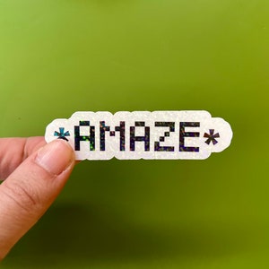 Amaze Rock quote, kindle sticker, project Hail Mary, book lover gift, car STICKER, novel, the martian waterproof, rocky, space