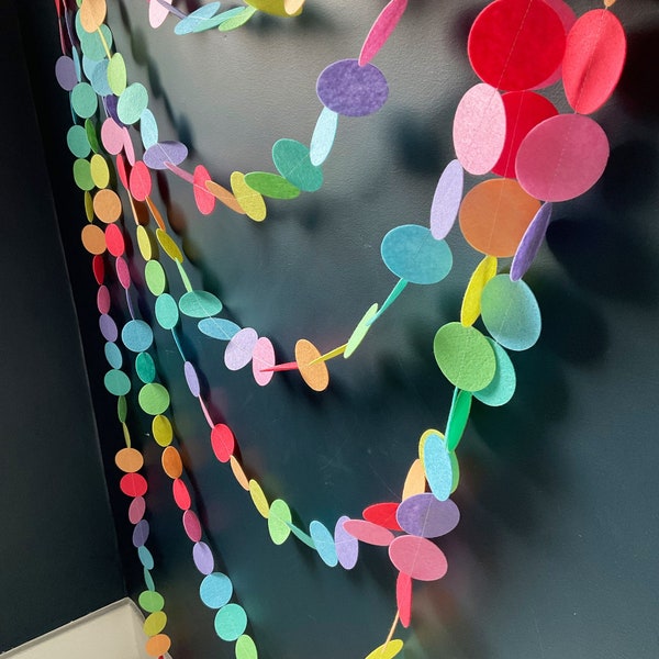 Rainbow Garland Etsy