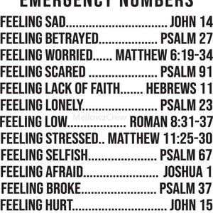 Bible Emergency Numbers png| Jesus Numbers,Faith Clipart,Jesus Lover,Christian Quotes | Religious Png | Sublimation Design | Digital Design