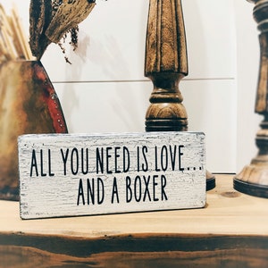 Custom dog sign, All you need is love and a dog, dog decor, dog name sign, pet name sign, custom pet sign, custom cat sign, dog lover gift