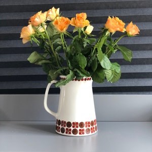 Figgjo Flint Morocco by Turi Design , Large water jug, pitcher, mid century Scandinavian design 1960&#39;s Norway
