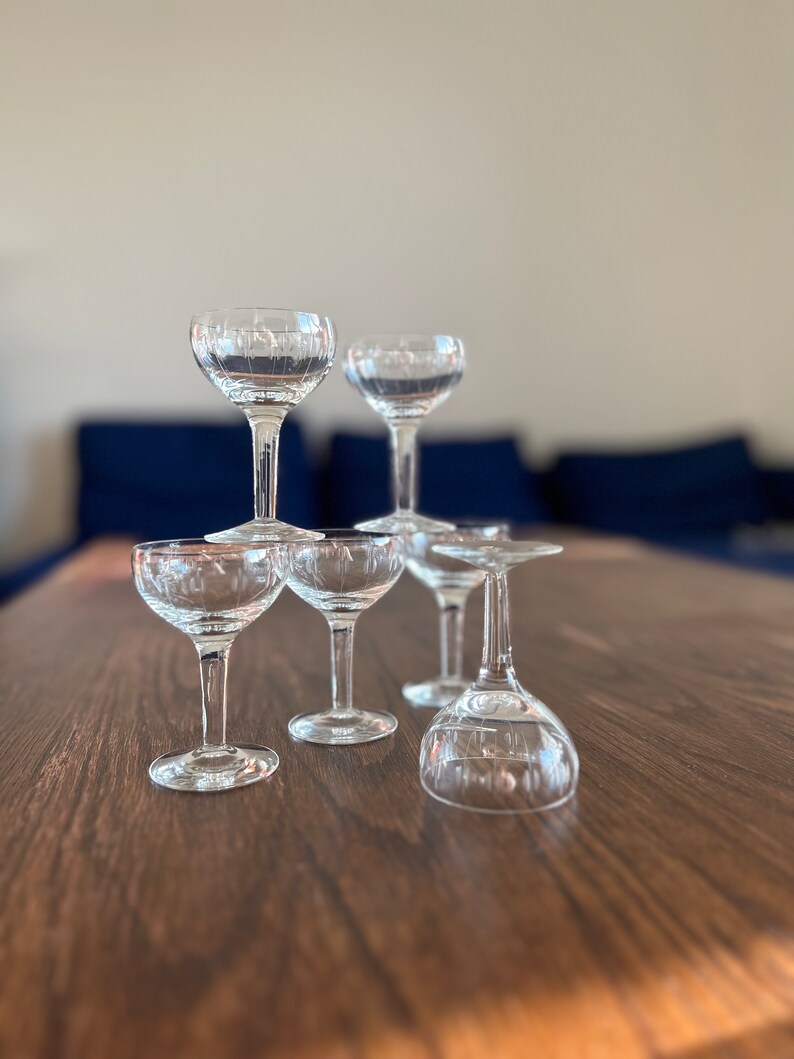 Holmegaard Liquor Aquavit Snaps Glasses Set of 6 Designed Etsy