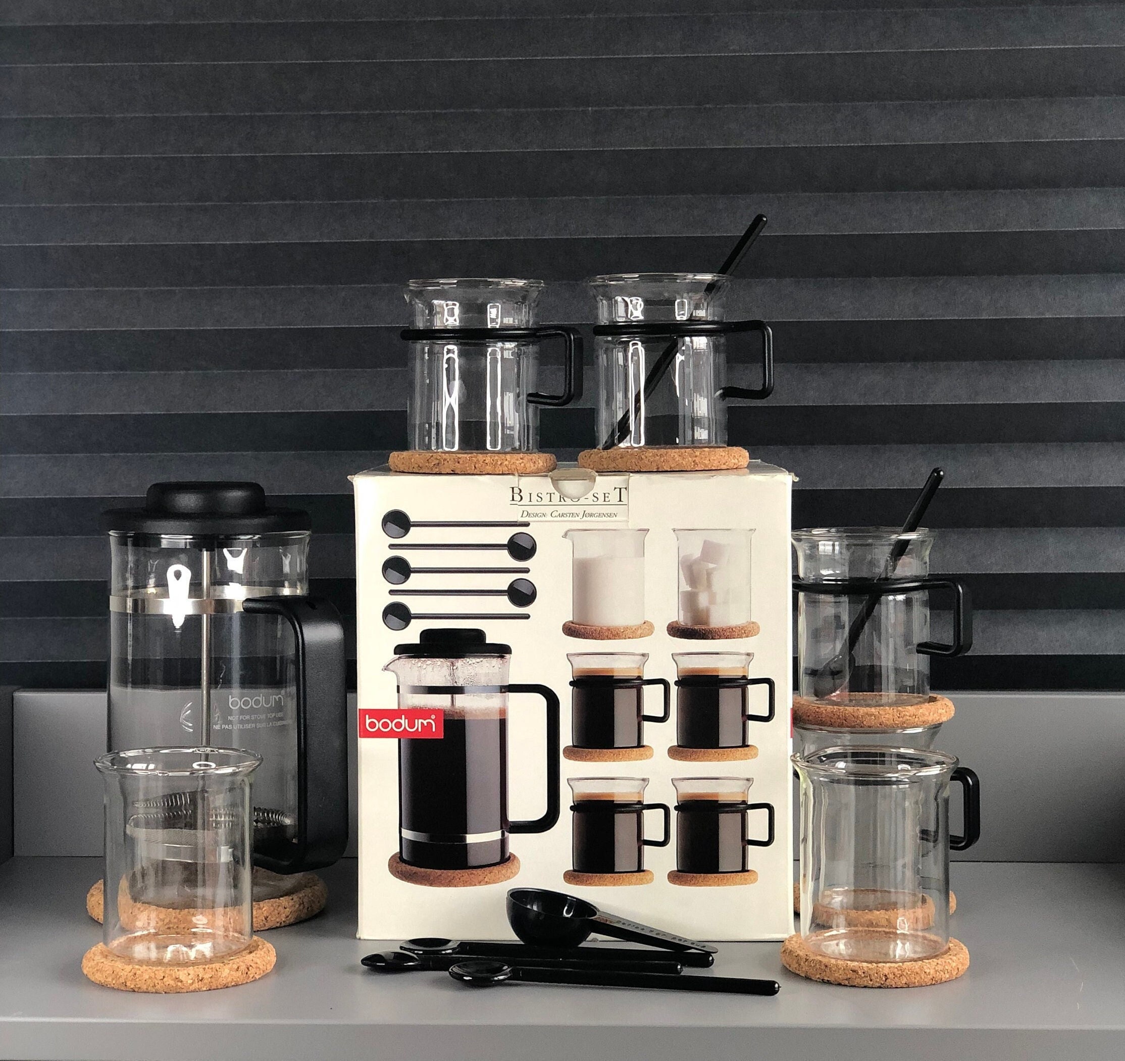 Vintage Bodum BISTRO French Press Set 