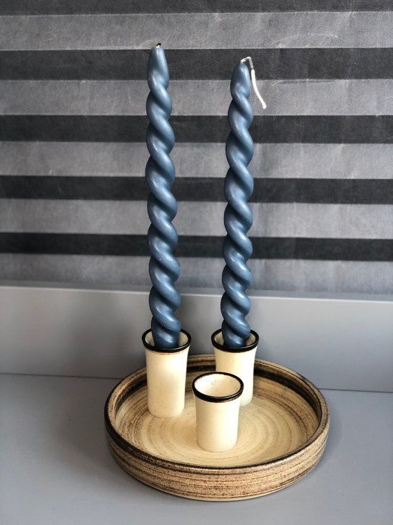 デンマーク製ストーンウェアキャンドルホルダー：Okela Scandinavian 