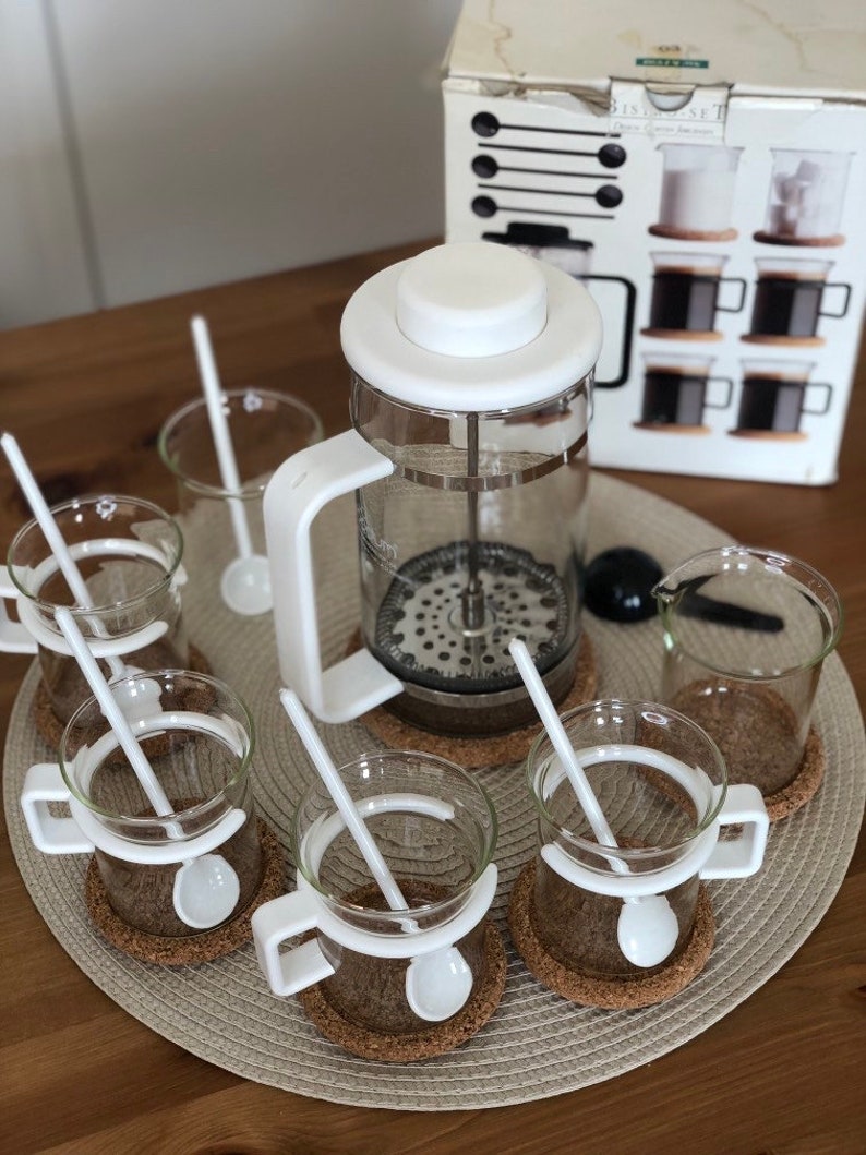 Vintage Bodum BISTRO French Press Set Danish Mid Century Etsy