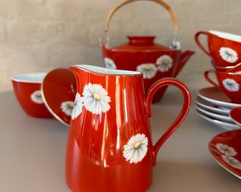 お茶器 波佐見焼 窯変 ねじりポット 茶こし付き 600ml 藍花