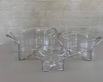 Hot-Pot for BODUM Glass Bowl set , Danish Vintage Carsten Jorgensen Design  ,Danish Minimalist kitchen