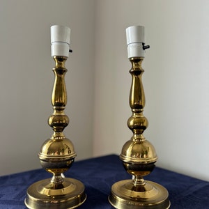 Vintage Abo Randers Brass Table Lamps - Danish Modern Design - Set of 2