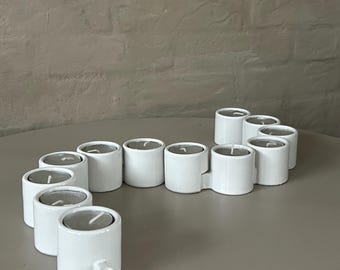 Set of 12 Vintage IKEA PS 1999 Interlock Tea Light Holders