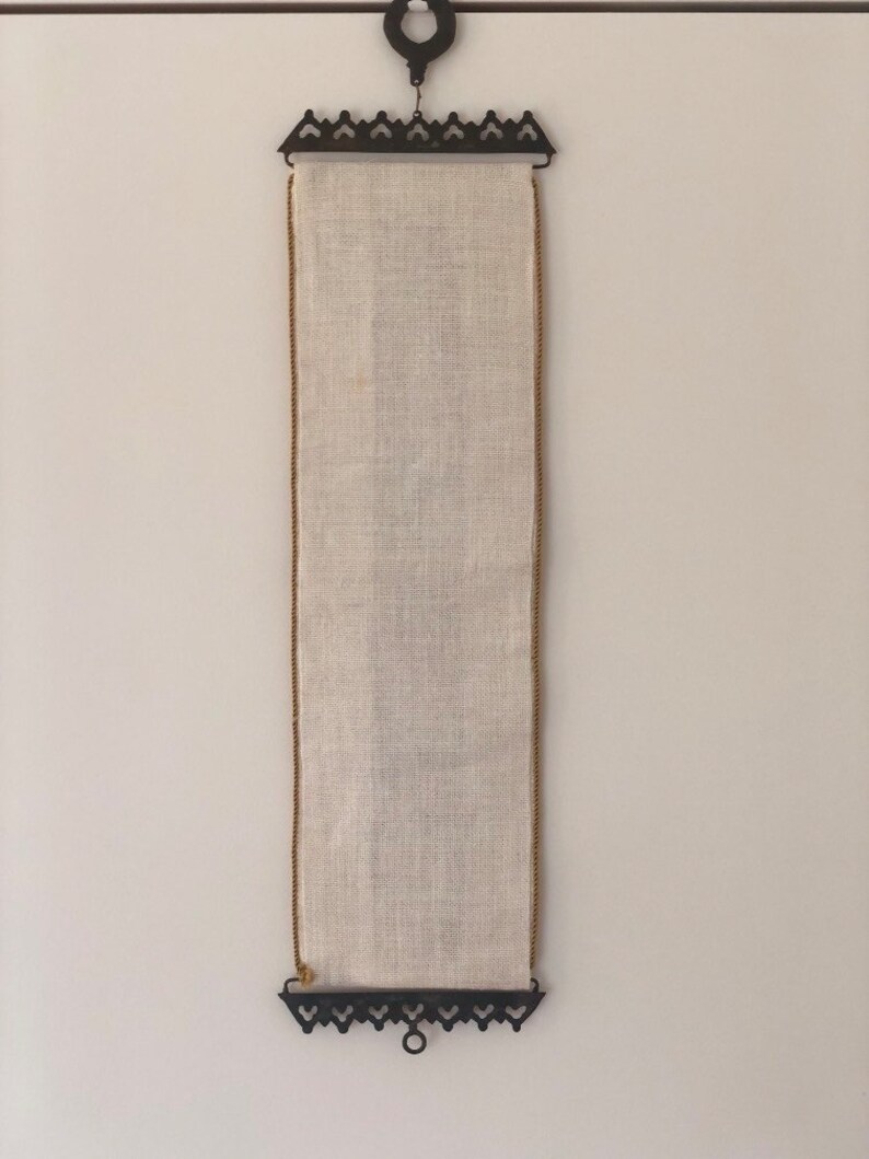 Cross Stitch Wall Hanging With Lovely Birds and Flowers Etsy