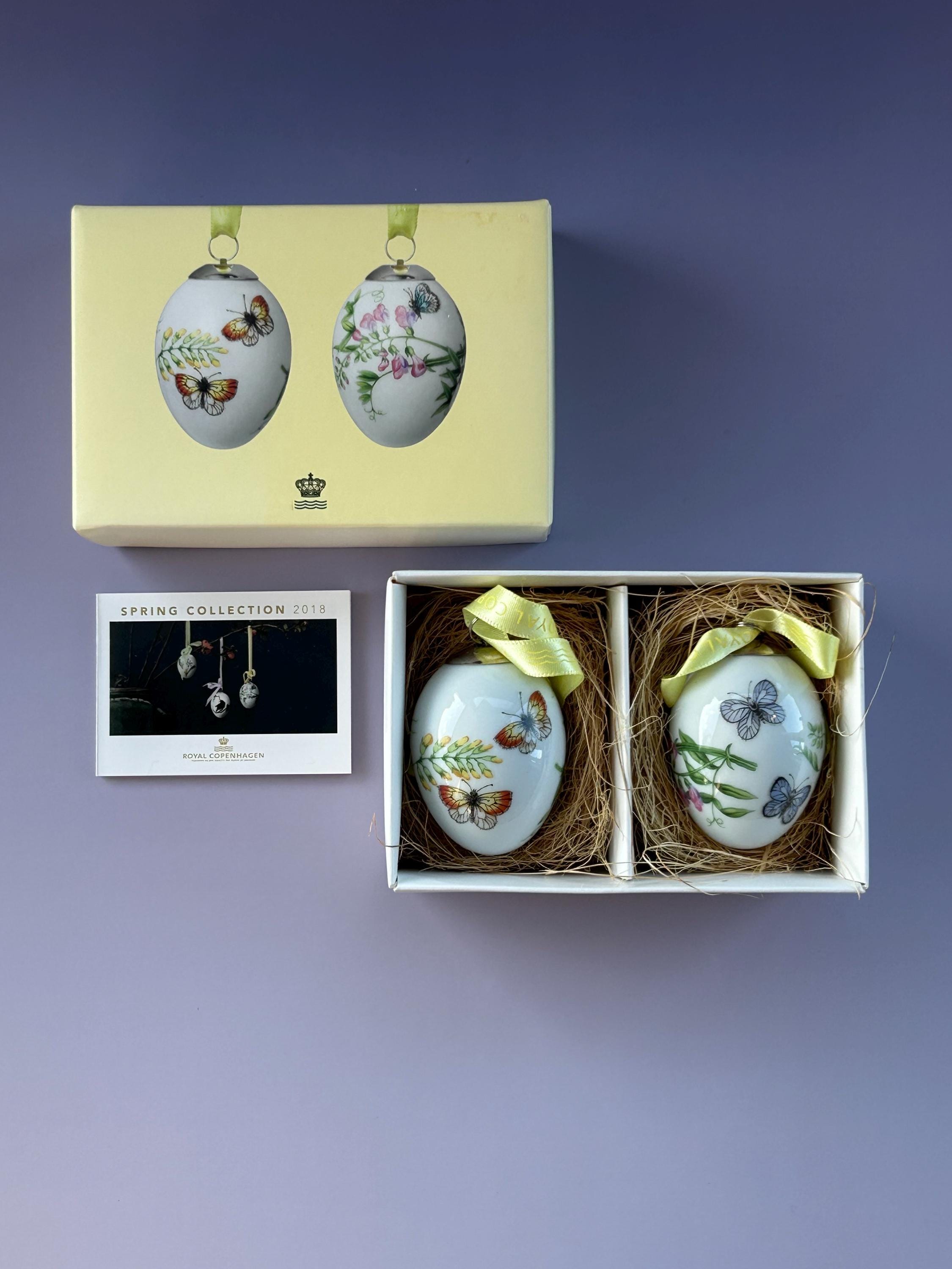 Royal Copenhagen Porcelain Easter Egg Ornament – Spring Collection 