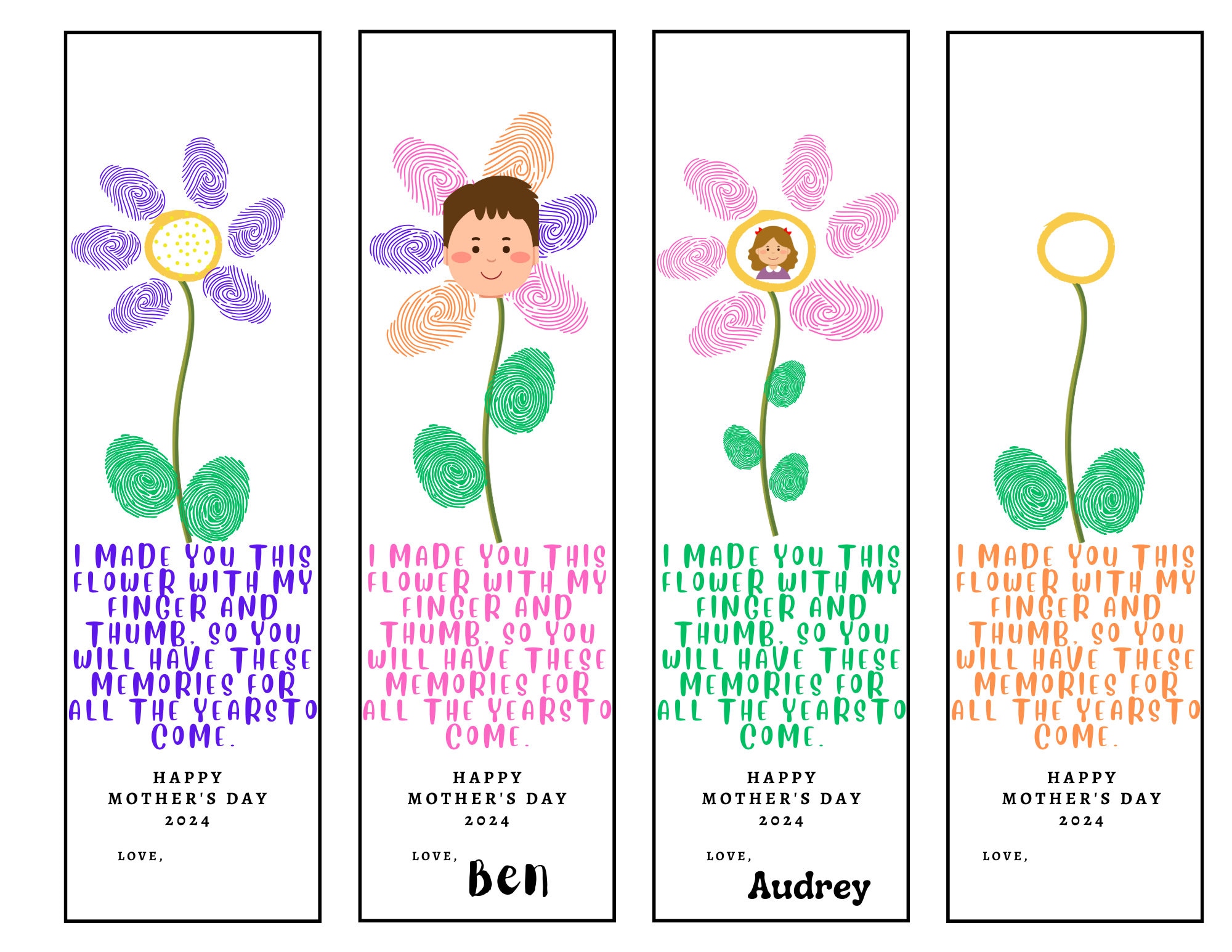 Printable Calendar Bookmarks Happy Mothers