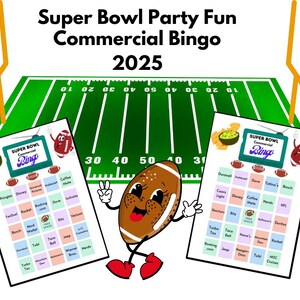Super Bowl Bingo Commercial Edition 2025