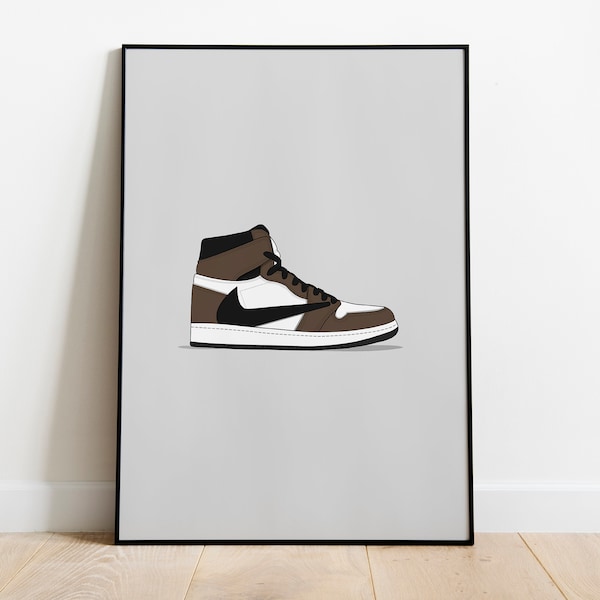 Travis Scott Jordan 1 - Etsy