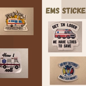 EMS Vinyl Sticker