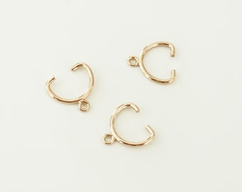 2pcs 14K Gold Filled Gemstone Bail, Pendant Bail, Charm Bail for Jewelry Making, Made in USA