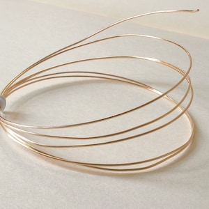 1 Foot 14K Gold Filled Round Wires, 16/18/20/22/24/26ga Soft and Half Hard Wires, Wires for Jewelry Making, Made in USA