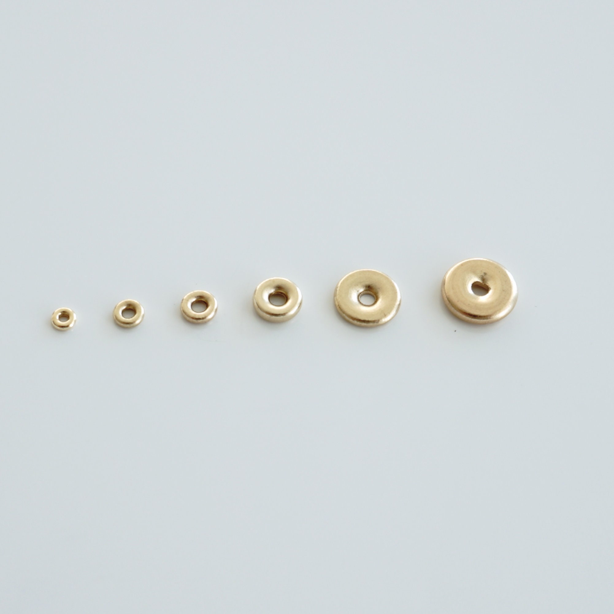 Rondelle Spacer Bead 6x3.5mm Gold Filled (1-Pc)