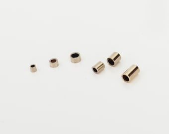14K Gold Filled Crimp Beads, Crimp Tubes for Jewelry Making, Jewelry Findings Wholesale