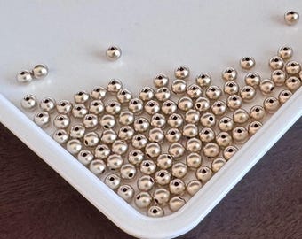 14K Gold Filled Matte Beads Bulk, Frosted Beads for Jewelry Making, Jewelry Findings Wholesale