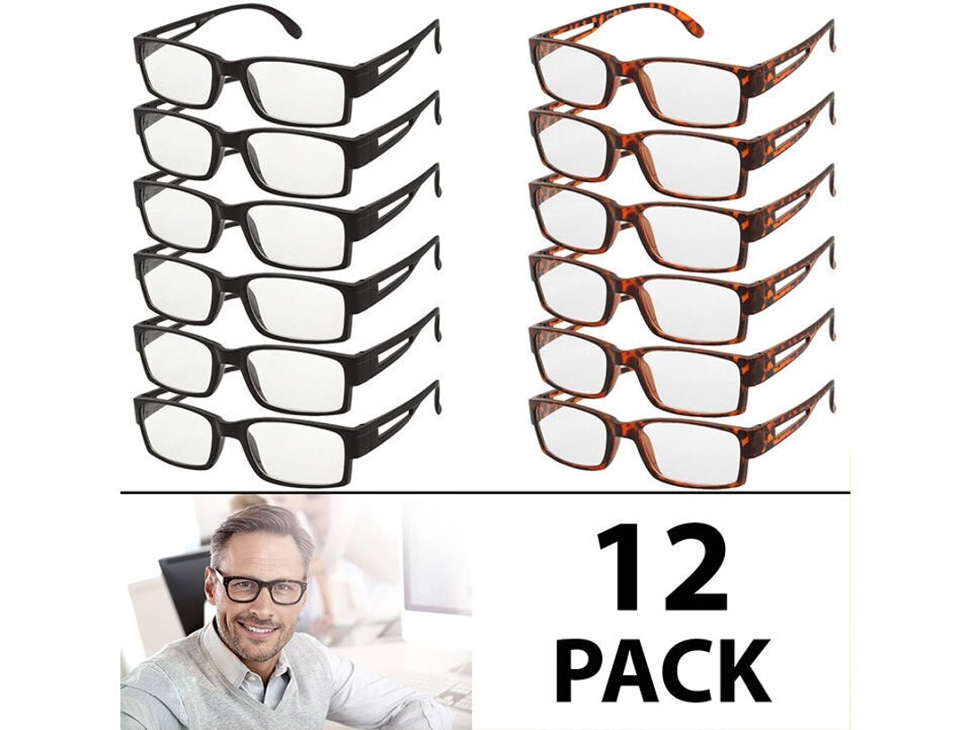 Reading Glasses Cool Readers 12 Pack Mens Womens Readers Bulk Pack New