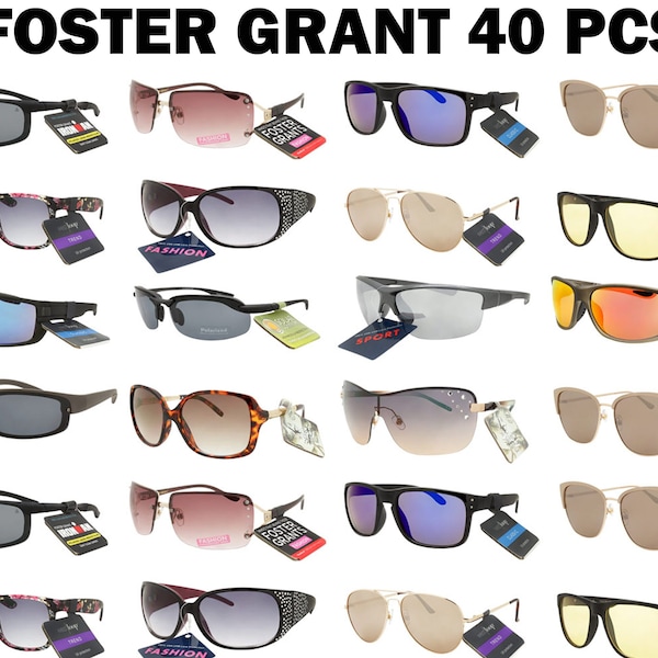 Foster Grant Wholesale Bulk Sunglasses 40 Sunglasses Per Box All Foster Grant Name Sunglasses