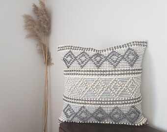 Artistic Handmade Cushion Cover 45x45cm Pillow Case Boho Decor