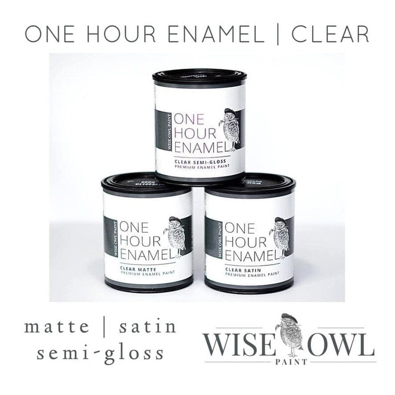 Wise Owl 1hour Clear Enamel Topcoat Etsy