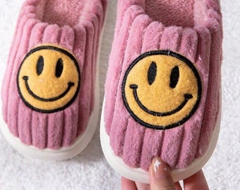 Kids Happy Face Slippers