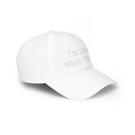Women's Tan Baseball Cap, I'm Nicer when I'm Tan Hat, Sun Hat for Women, Beach Cap, Summer Hat, Vacation Hat