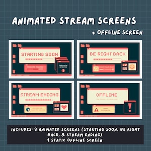 Windows Pixel Aesthetic Stream Screens