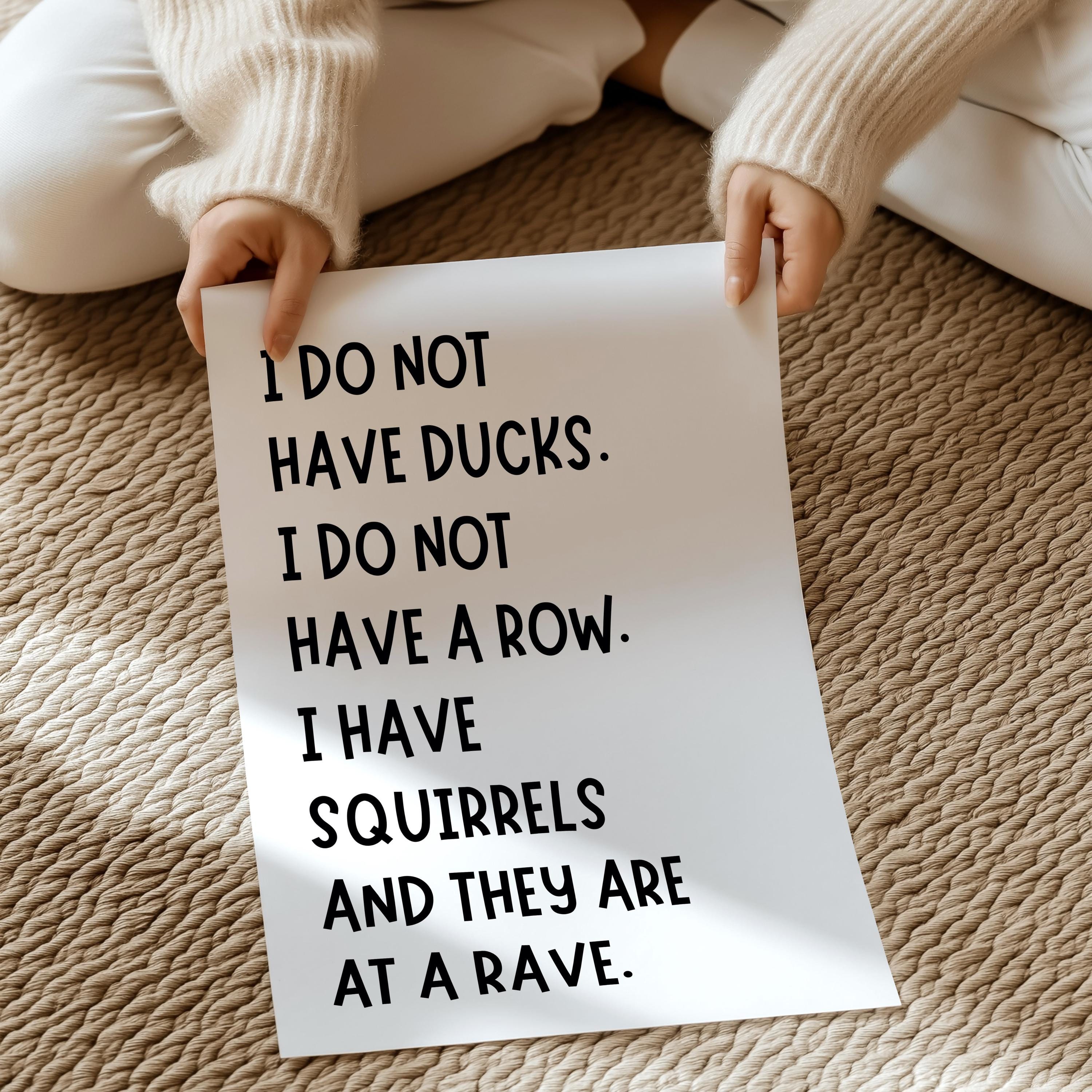 Squirrel At Rave Squirrels at a Rave Funny Home Print - Etsy