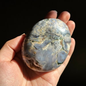 Sea Jasper Palm Stone / Beautiful Details!