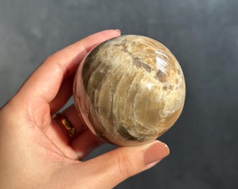 ブラックムーンストーンスフィア - Etsy 日本