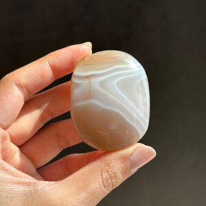 Unique Small Agate Palm Stone