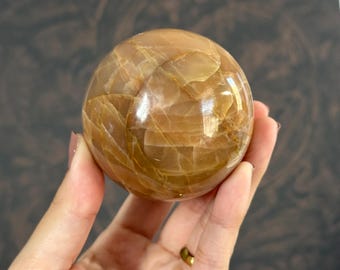 ブラックムーンストーン　スフィア ブラックムーンストーンスフィア - Etsy 日本