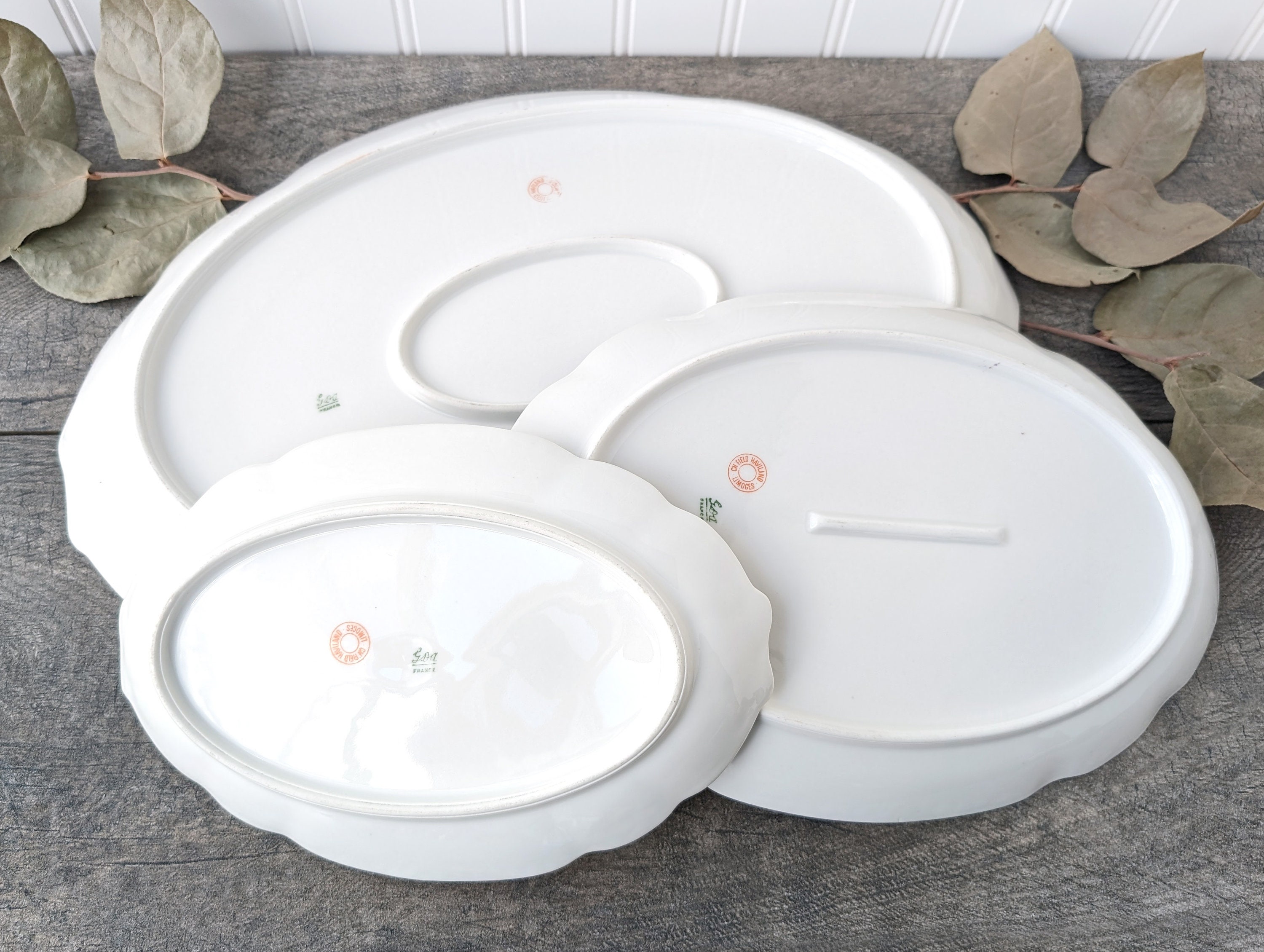 Vintage Purple CH Field Haviland Limoges GDA France CHF359 Set of