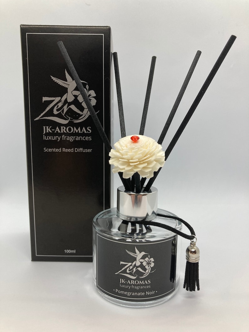 Zenjkaromas Pomegranate Noir Reed Diffuser - Thumbnail 3