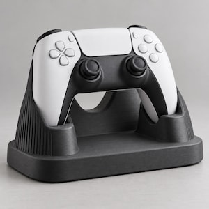 MONOLITH Controller Stand – Matte Black Sculptural Cradle