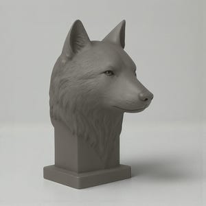 Stojak na słuchawki w kształcie wilka, dekoracja biurka w kształcie zwierzęcia, uchwyt na słuchawki gamingowe